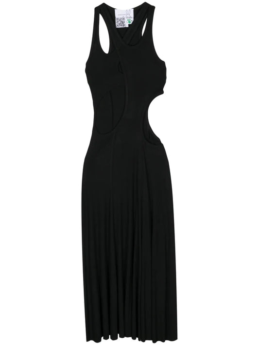 Cut-Out Ribbed Maxi Dress