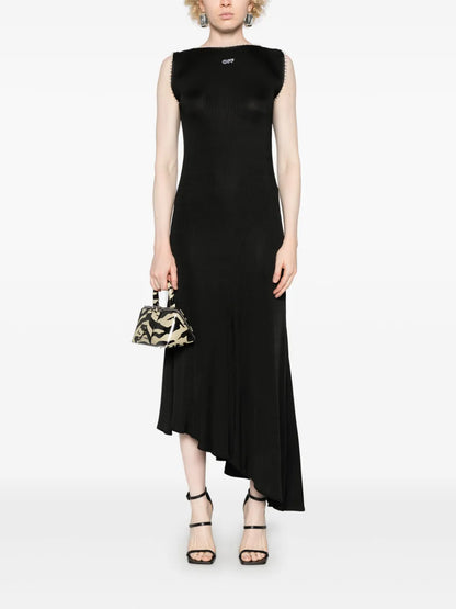 Logo-Embroidered Dress