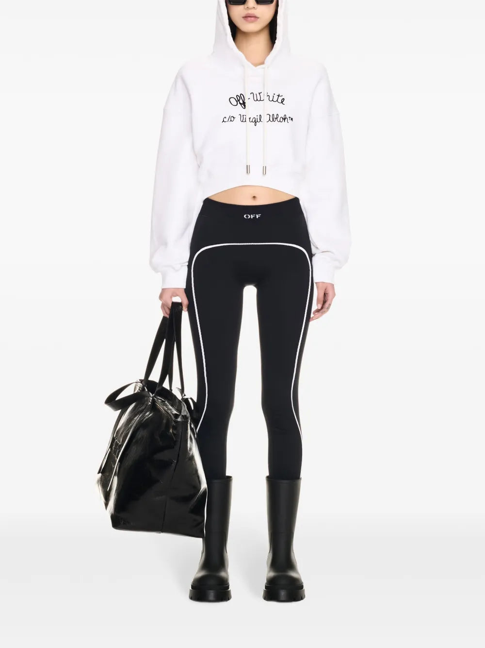 Embroidered-Logo Hoodie