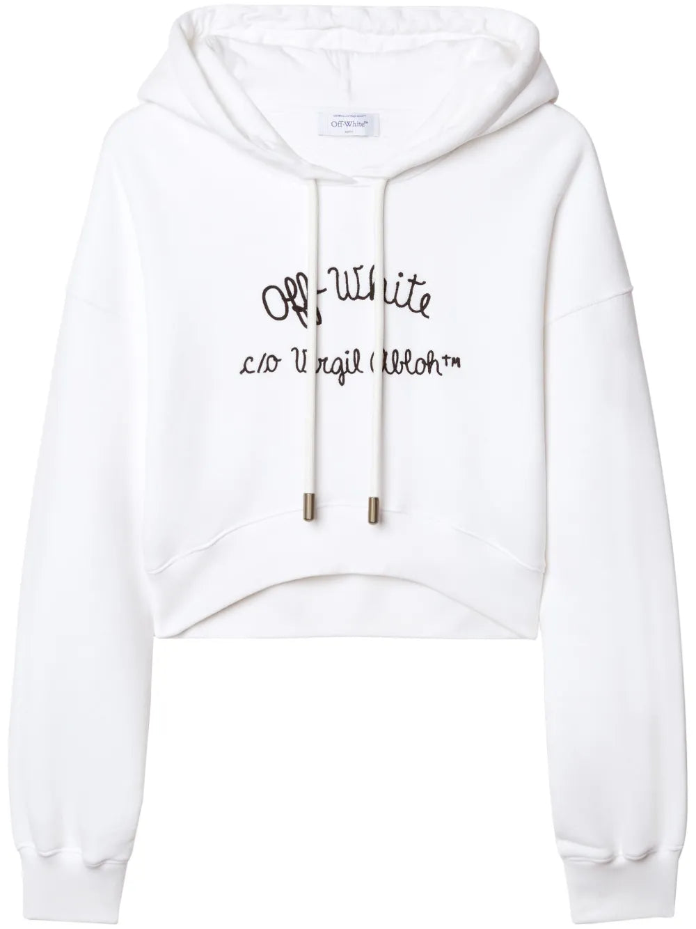 Embroidered-Logo Hoodie