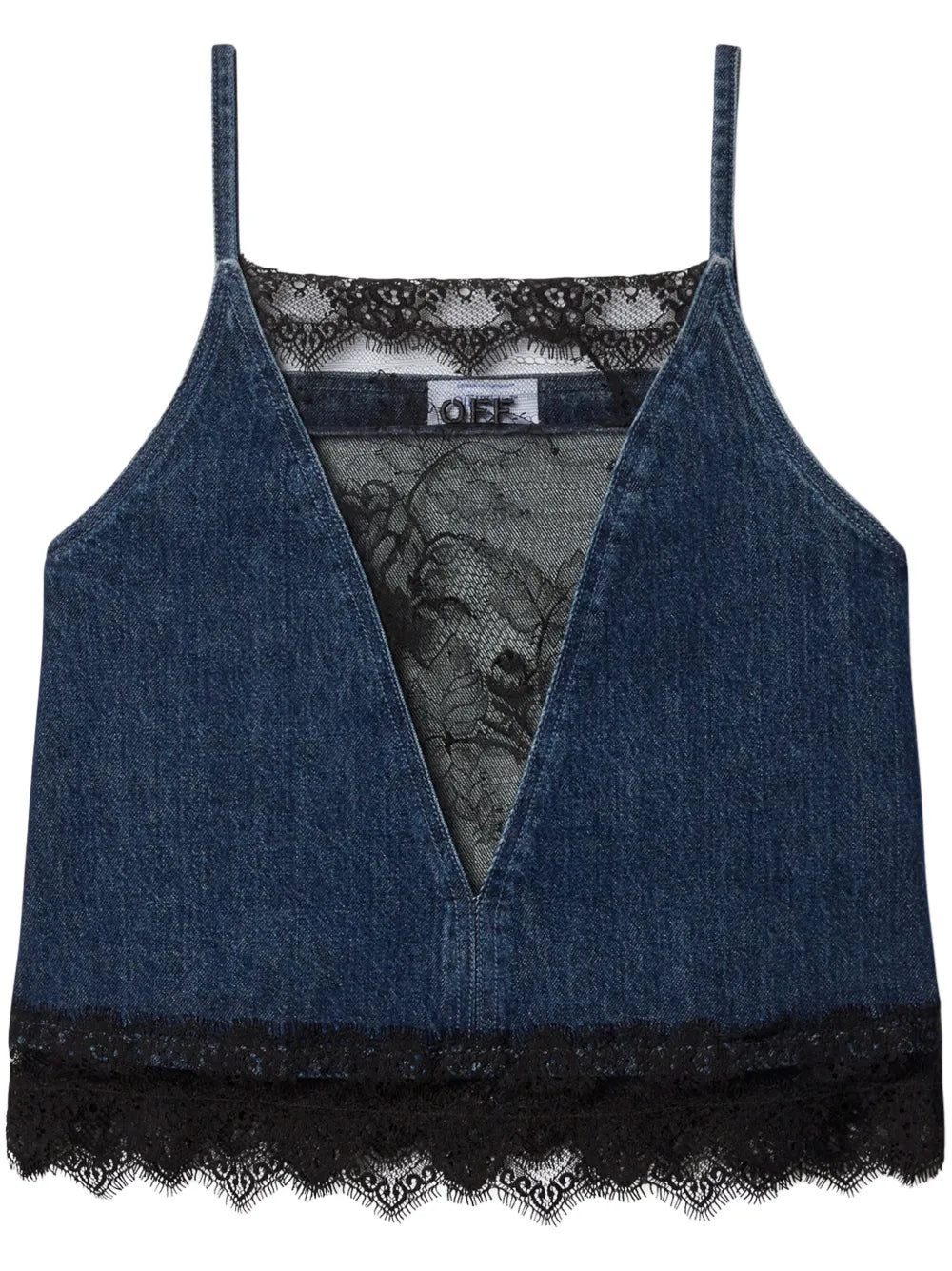Lace-Detailing Top