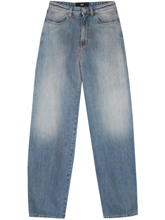 Nicole Mid-Rise Tapered Jeans