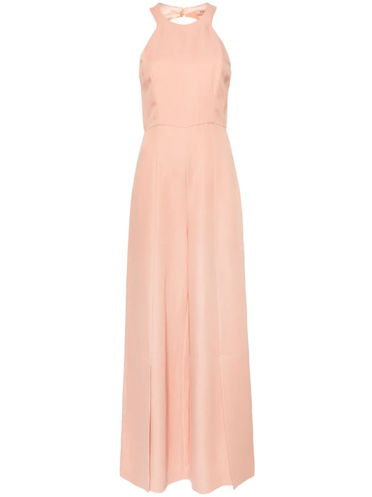 Open-Back Wide-Leg Jumpsuit