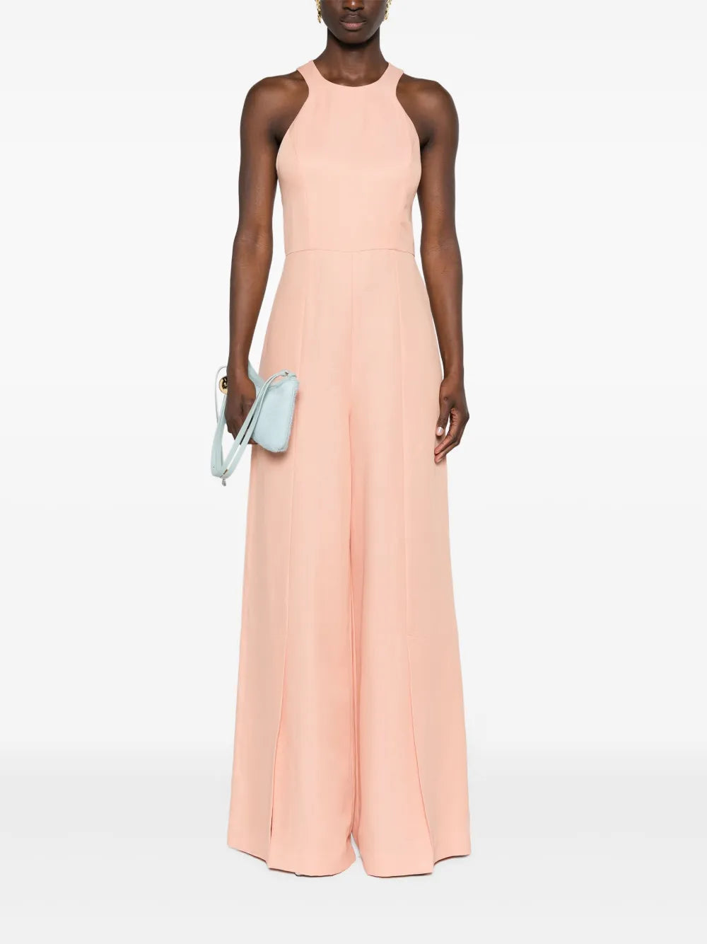 Open-Back Wide-Leg Jumpsuit
