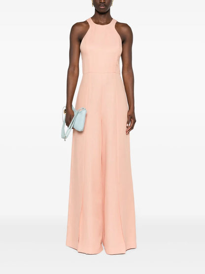 Open-Back Wide-Leg Jumpsuit