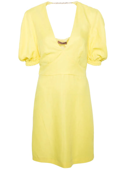Plunging V-Neck Minidress