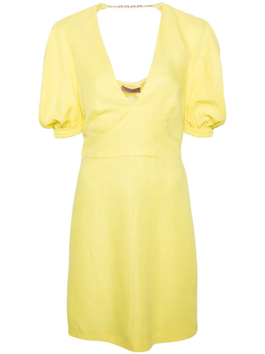Plunging V-Neck Minidress