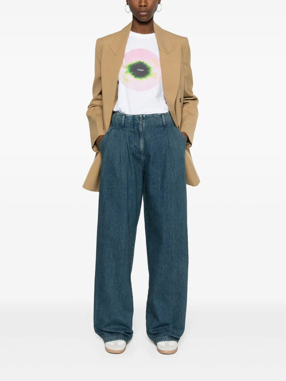 Flavia High-Waisted Straight-Leg Jeans