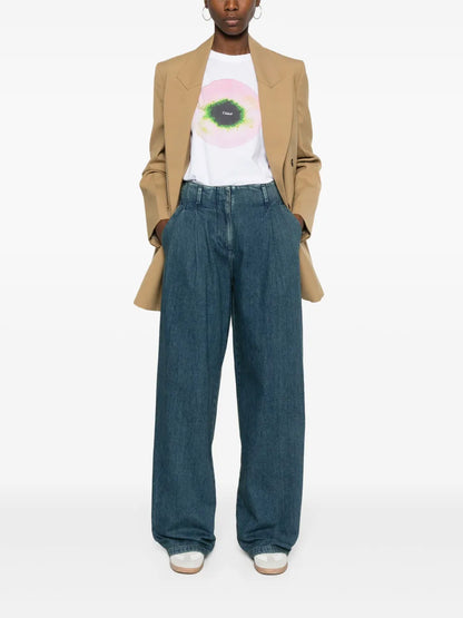 Flavia High-Waisted Straight-Leg Jeans