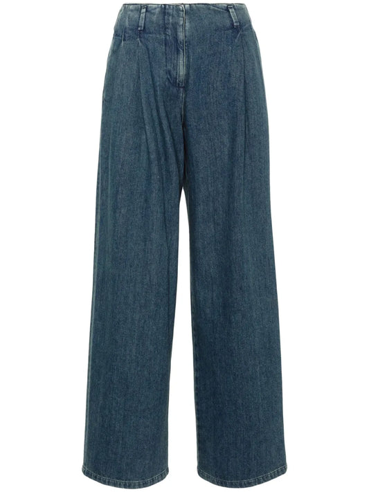 Flavia High-Waisted Straight-Leg Jeans
