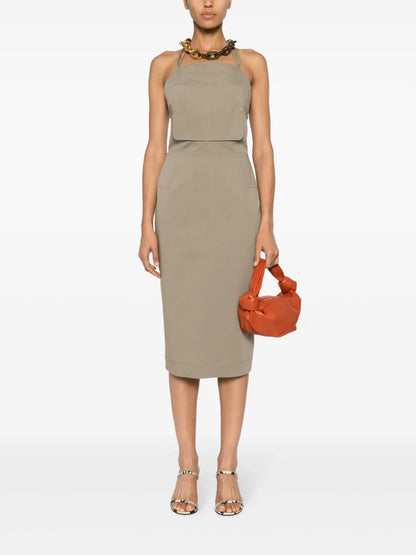 Workwear Mid-Dress