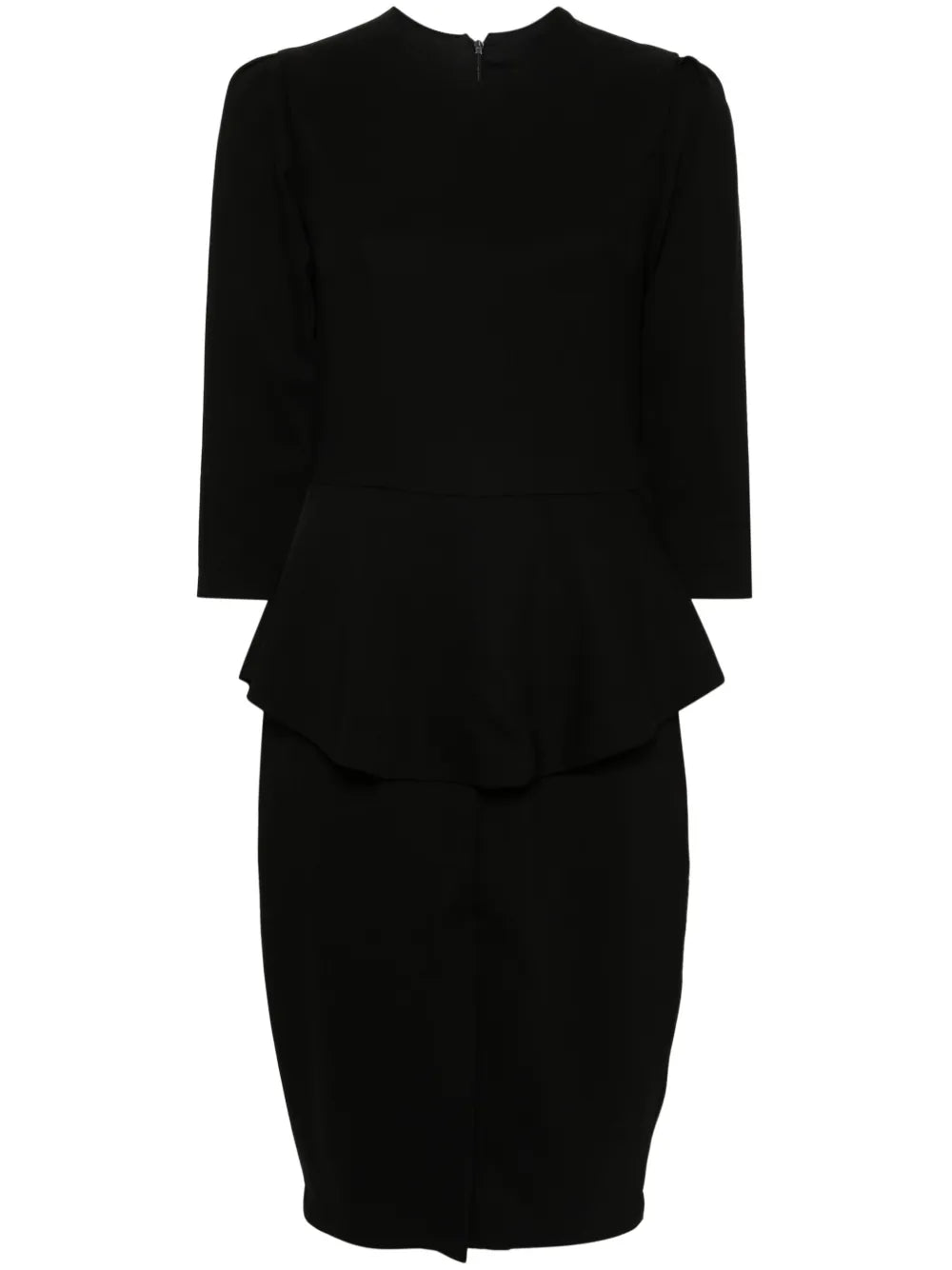 Peplum Waist Midi Dress