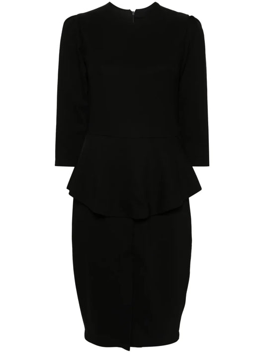 Peplum Waist Midi Dress