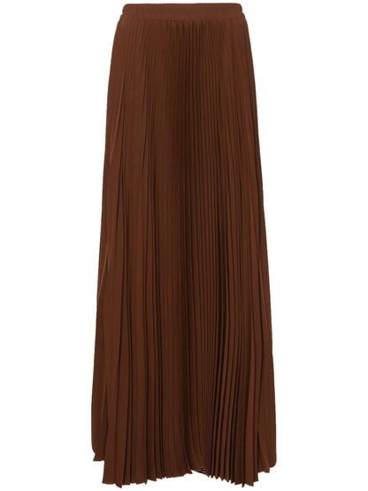 Pleated Maxi Skirt