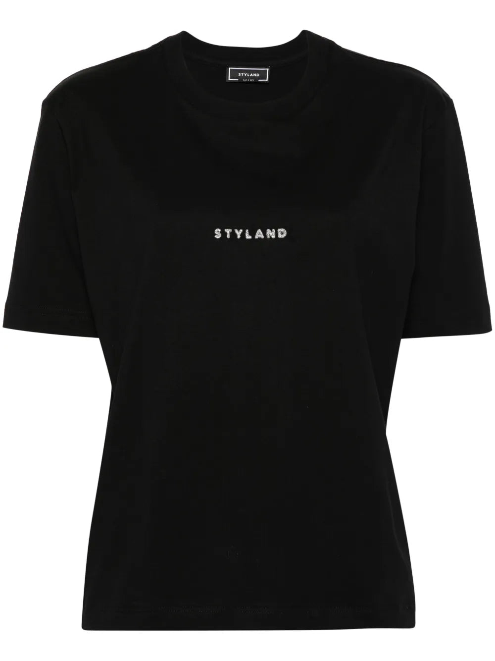 Glitter-Detail Cotton T-Shirt