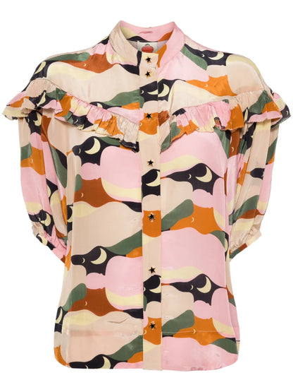 The Kiss Short Sleeve Blouse