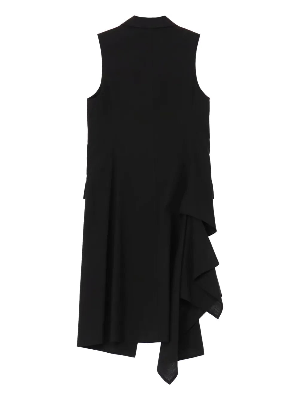 Asymmetric Sleeveless Blazer