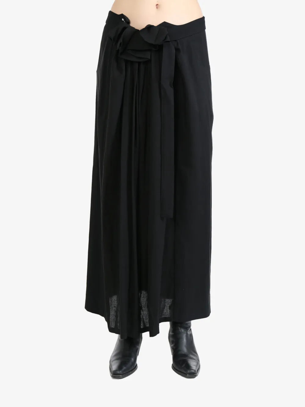 Draped Maxi-Skirt
