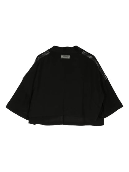 Name-Tag Button-Up Shirt