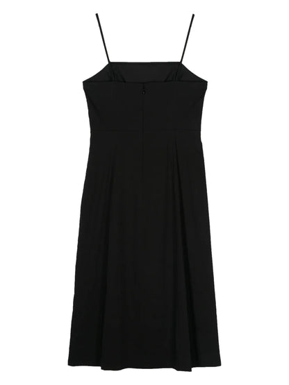Sleeveless A-Line Midi Dress