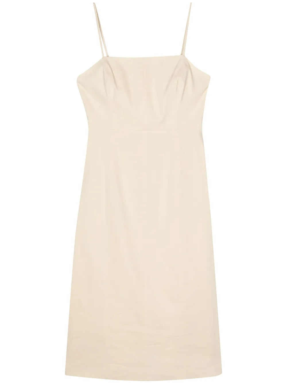 Sleeveless A-Line Midi Dress