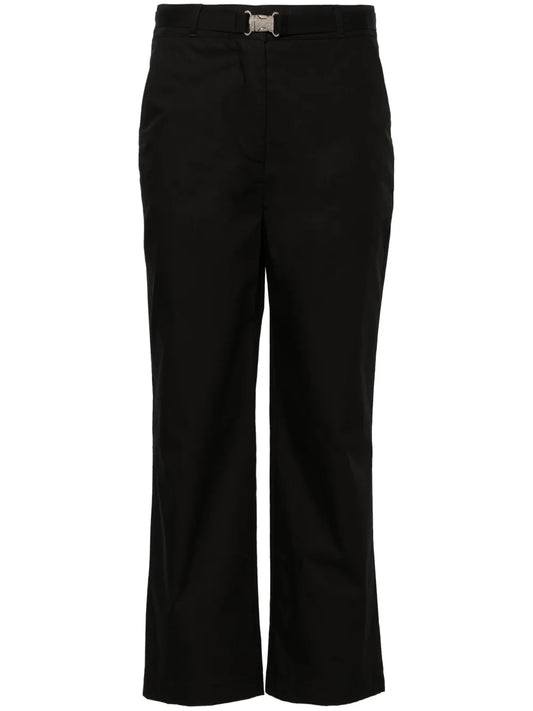 Belted Straight-Leg Trousers