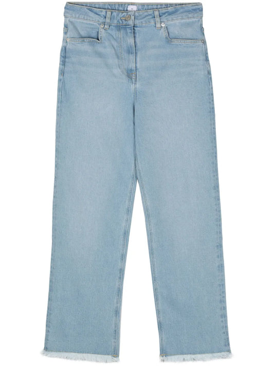 Straight-Leg Organic Cotton Jeans
