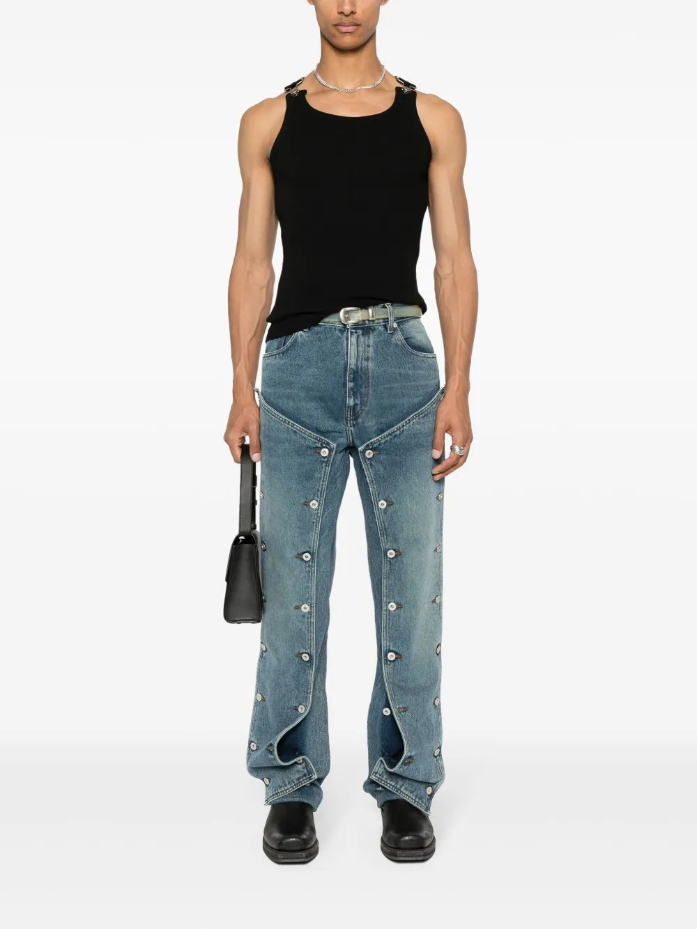 Ribbed-Knit Cotton Tank Top
