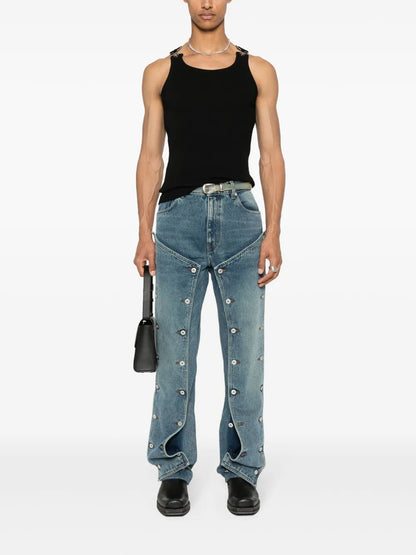 Ribbed-Knit Cotton Tank Top