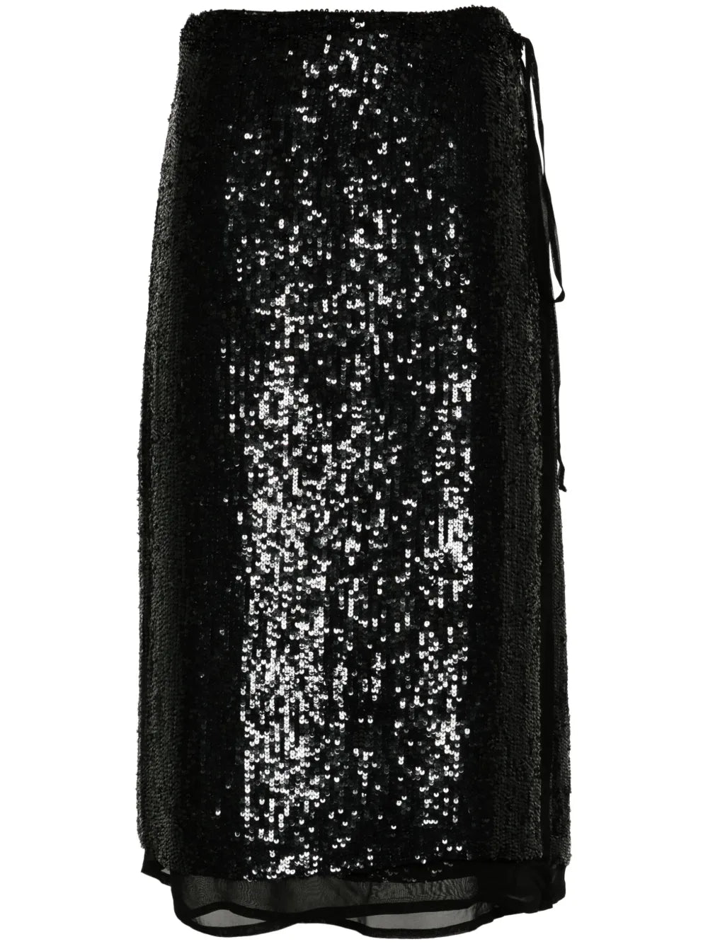 Gabriel Sequinned Wrap Skirt