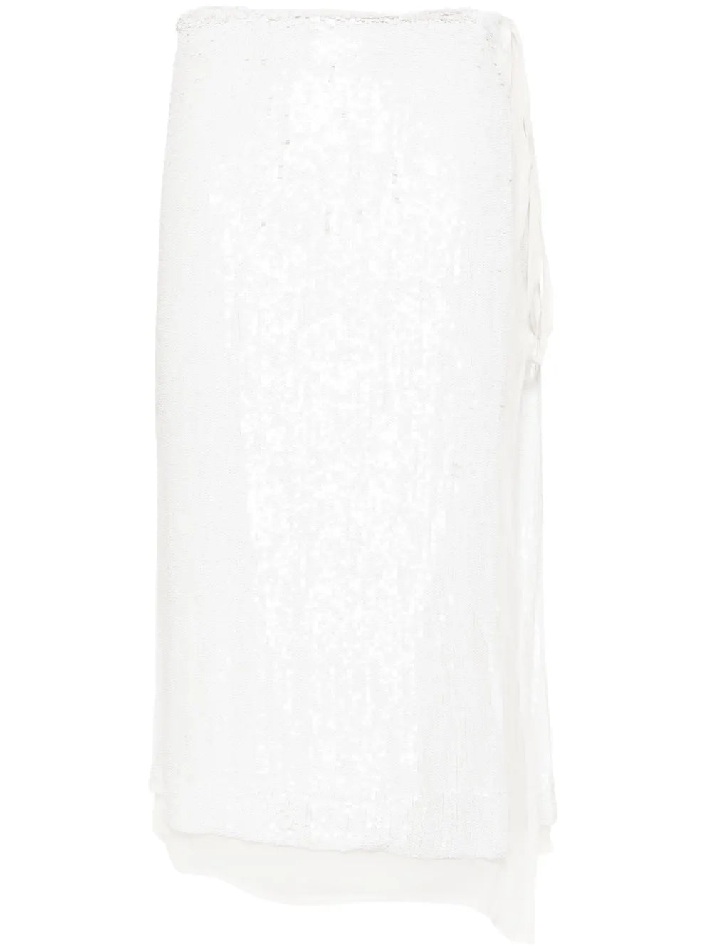 Gabriel Sequinned Wrap Skirt