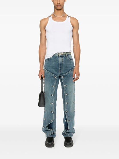 Ribbed-Knit Cotton Tank Top