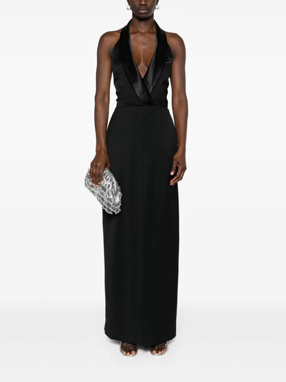 Janice Halterneck Maxi Dress