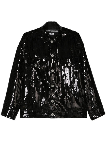 Sequined Shirt Jacket