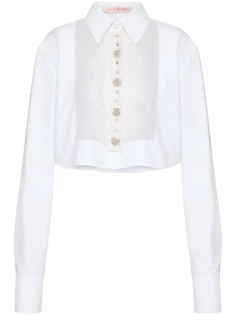Embroidered Poplin Shirt