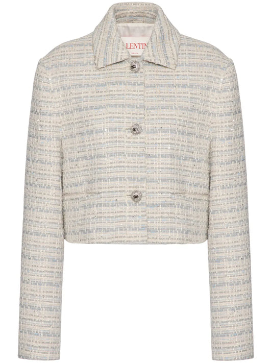Cropped Tweed Jacket