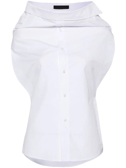 Poplin Skirt Shirt
