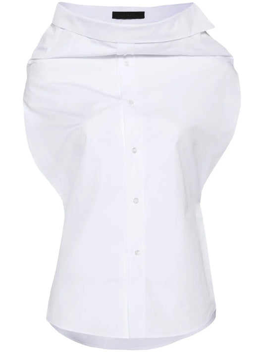 Poplin Skirt Shirt