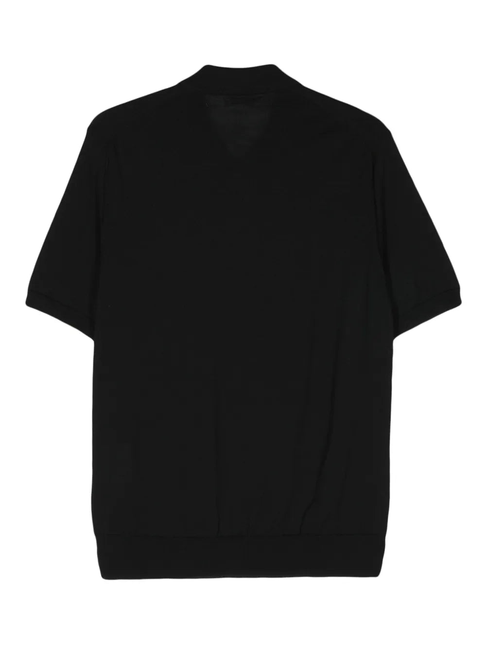 Heart-Patch Wool Polo Shirt