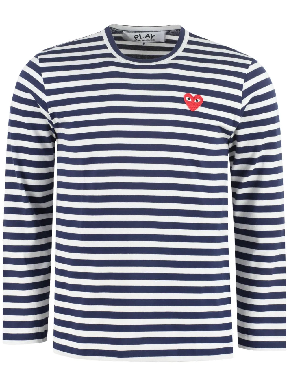 Appliqué-Logo Striped T-Shirt