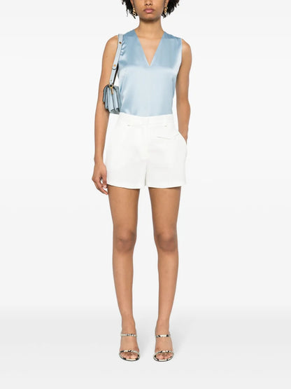 Tropeche Sleeveless Satin Blouse