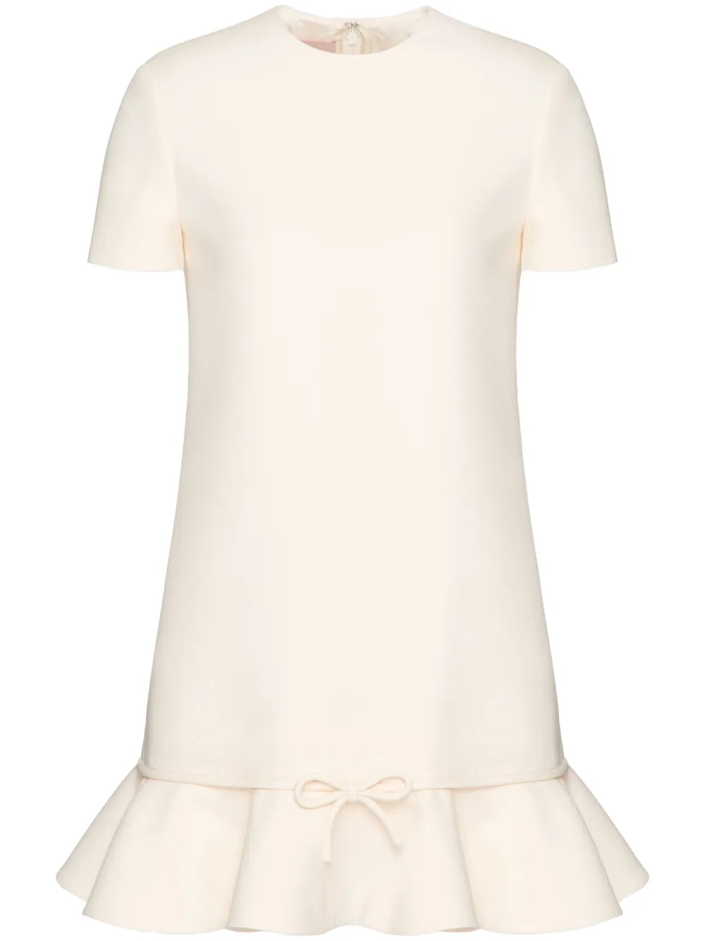 Bow-Detail Peplum Dress