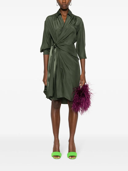 Miya Silk Wrap Dress