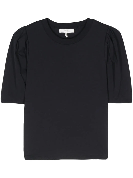 Puff-Sleeve Organic Cotton T-Shirt