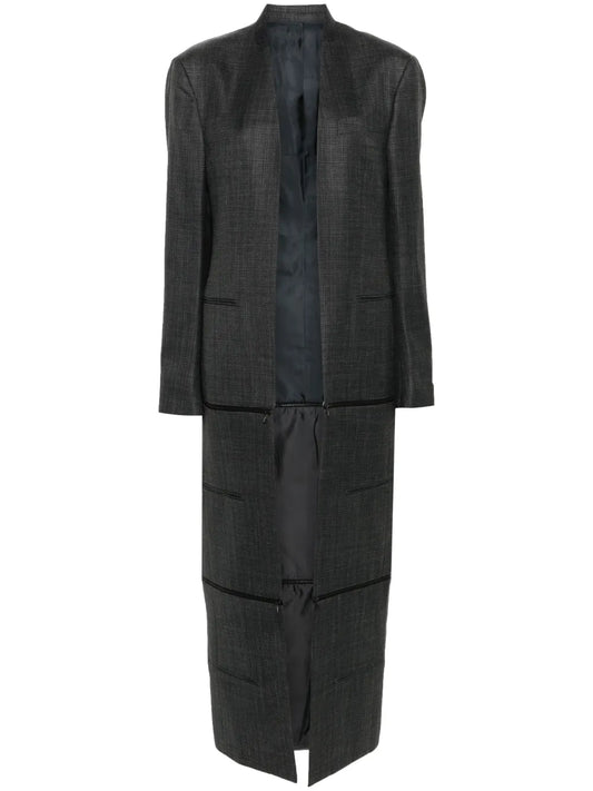 Transformer Collarless Coat