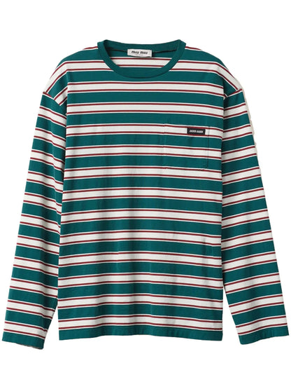 Striped Cotton T-Shirt
