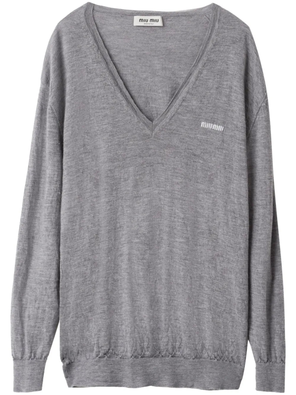 Logo-Embroidered Cashmere Jumper