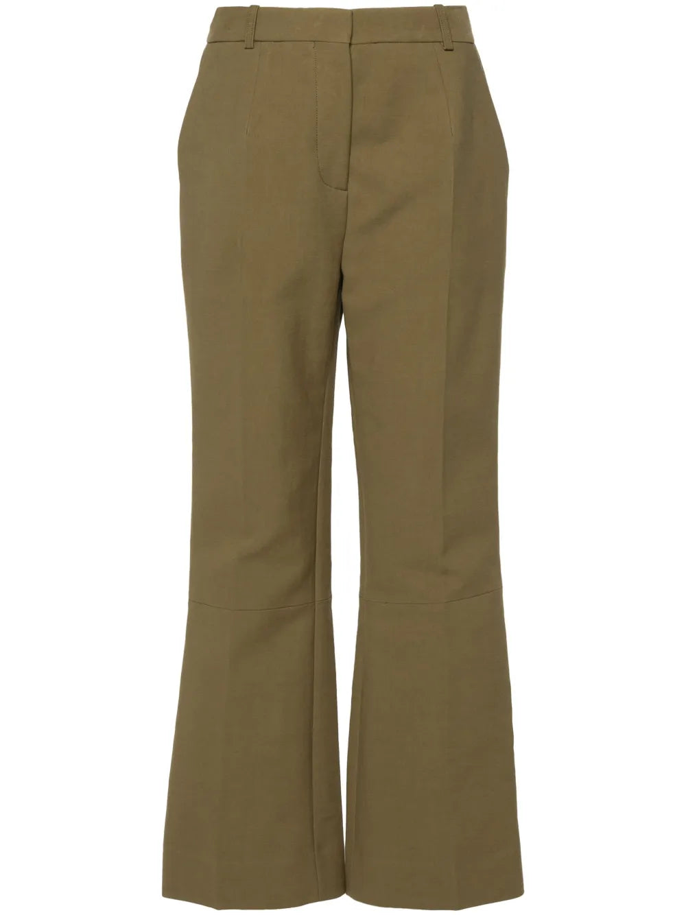 Cropped Flared Trousers