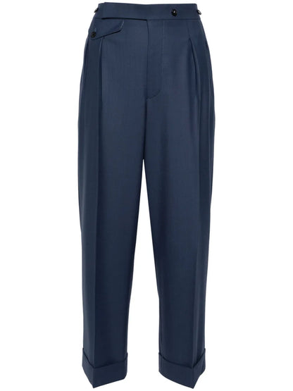 Cropped Tailored Trousers