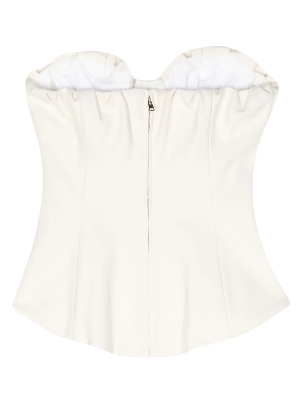 Textured Strapless Top